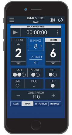 Daktronics Baseball Scoreboards, LED Video and Sound Systems