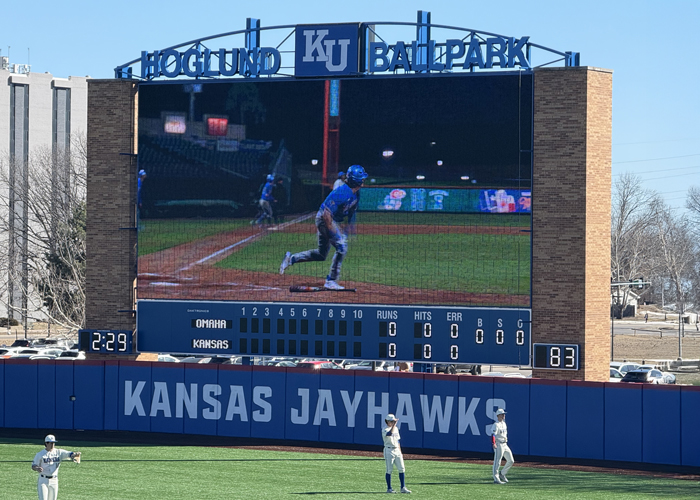 University of Kansas Baseball Videoboard