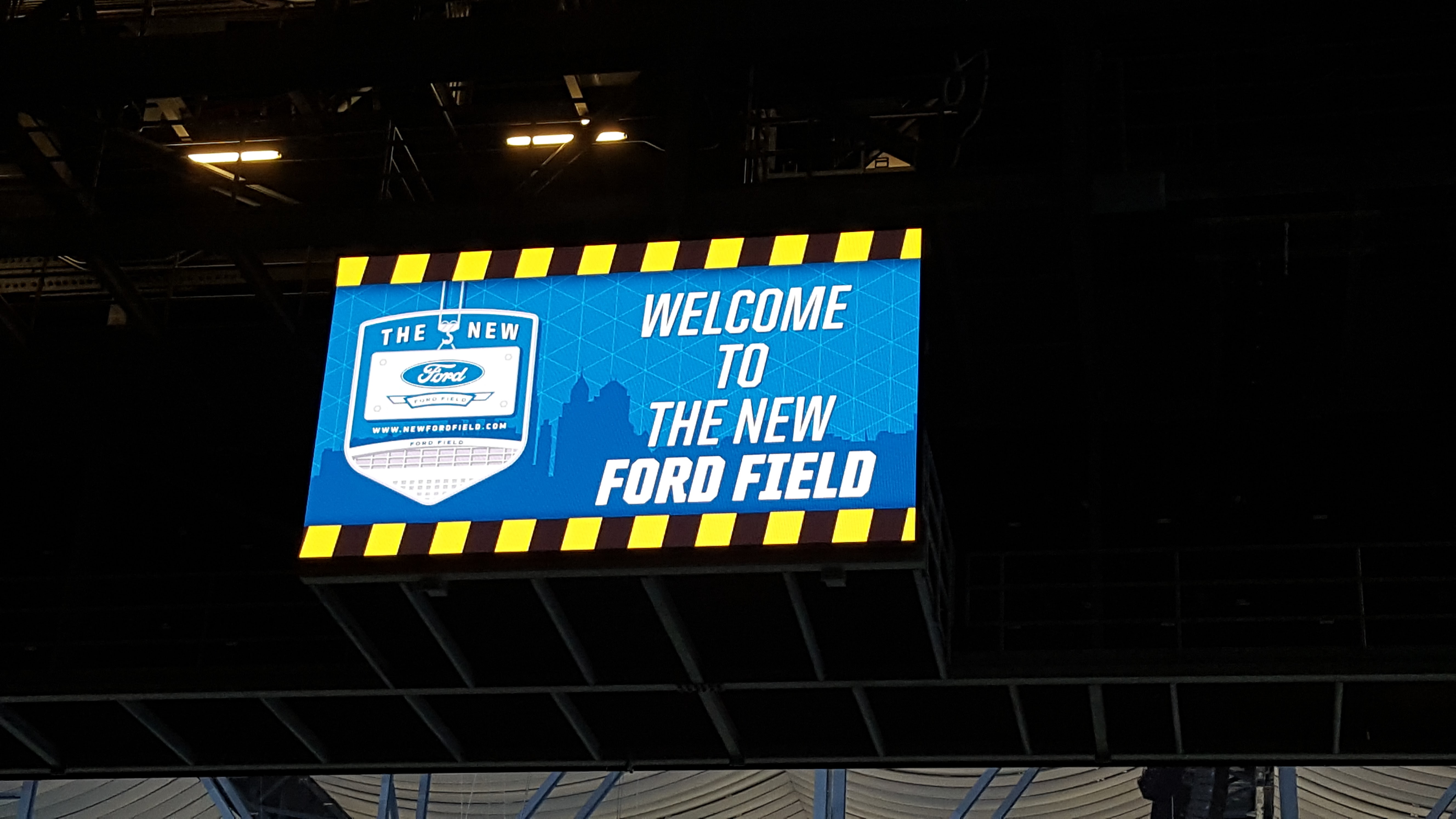 A Media Frenzy at New Ford Field