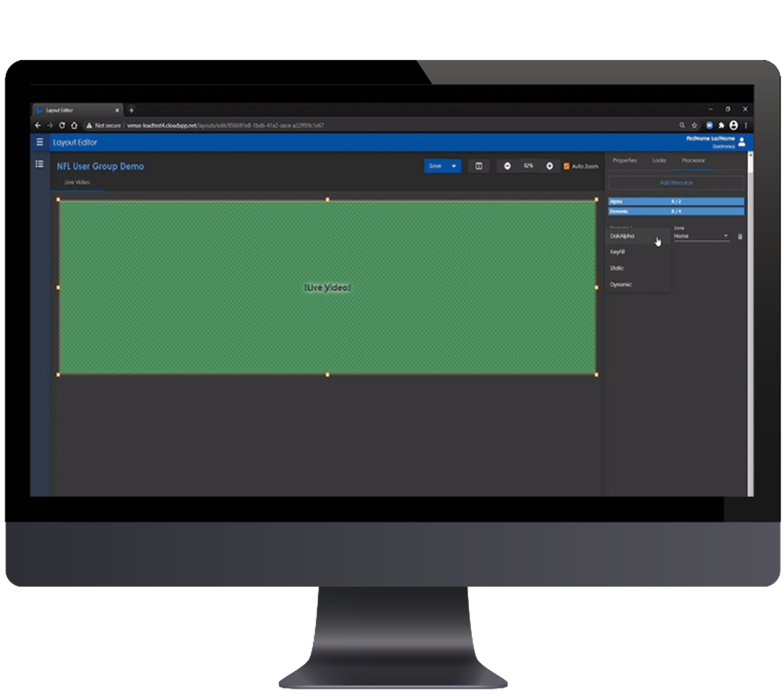 Venus Control Suite for Message Displays