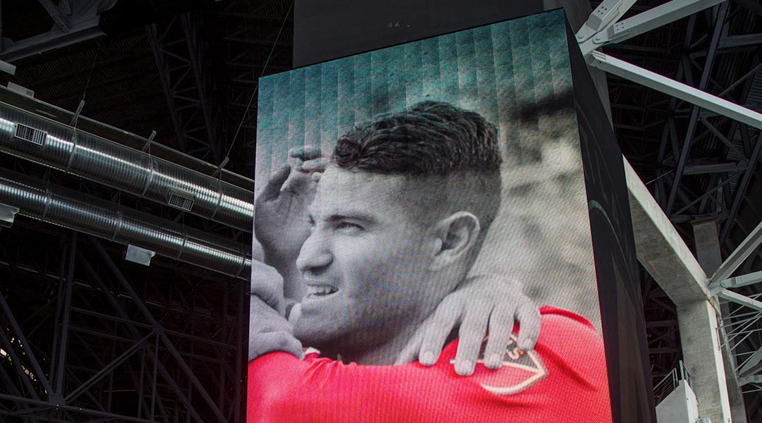 Auxiliary Video Display Installation Photo