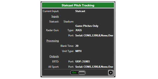 Statcast System Statcast Interface
