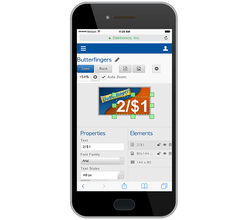 Venus Control Suite for Message Displays