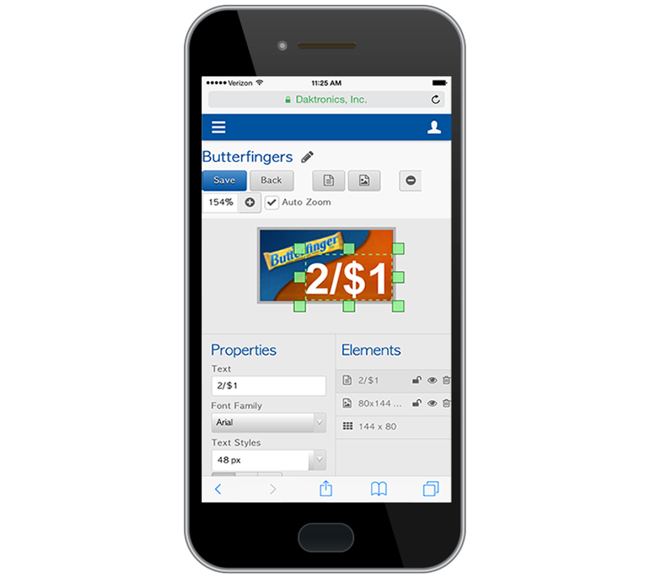 Venus Control Suite for Message Displays