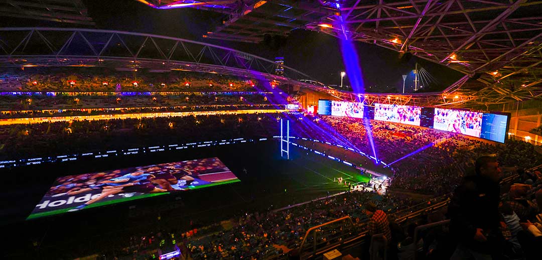 Great Southern Screen Completed at Accor Stadium by Daktronics