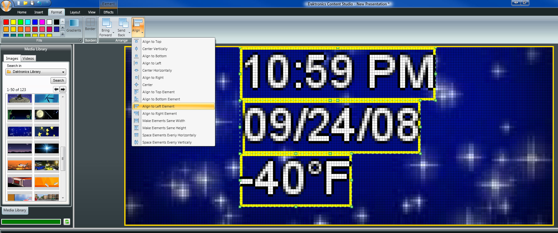 Keeping Tabs on Your Tabs The Format Tab (Content Studio)