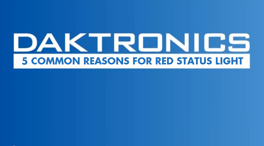 Is Your Display Studio Status Red?