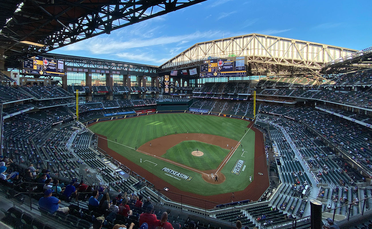 Globe Life Park Seating Map With Rows Two Birds Home