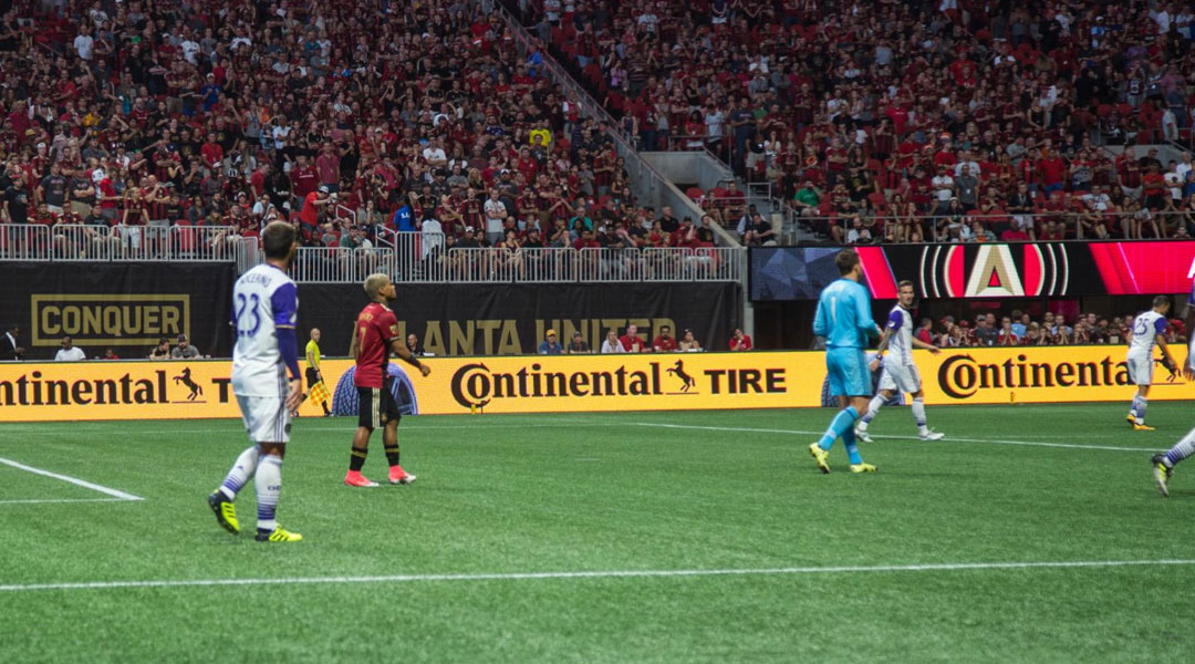 Field-level Display Installation Photo