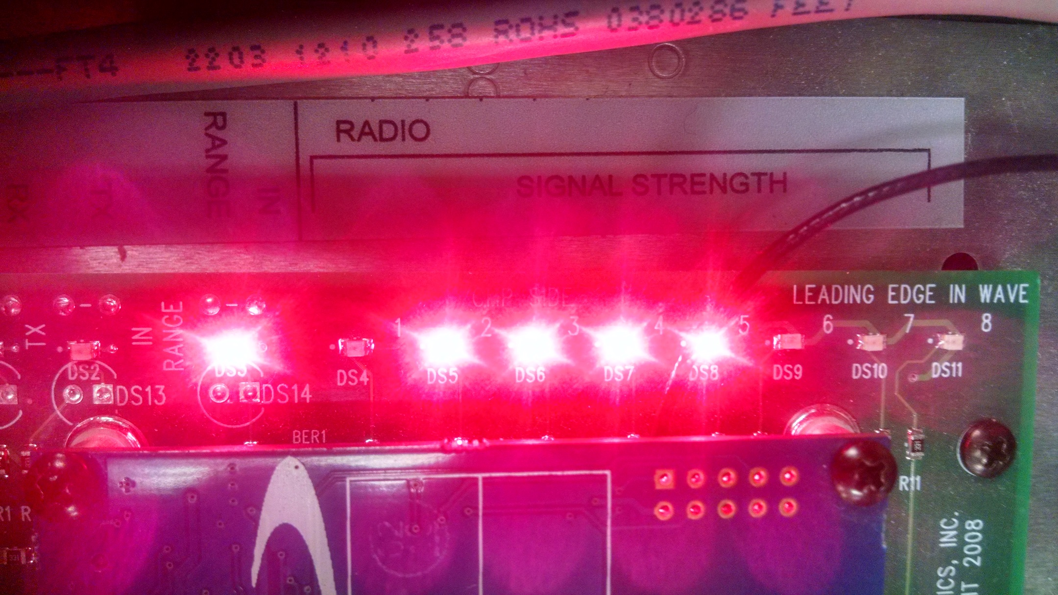 Server radio with one client in range.