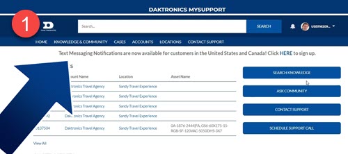 MySupport SMS opt in step 1
