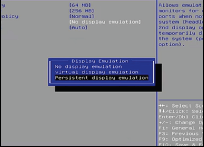 8122 Display Emulation