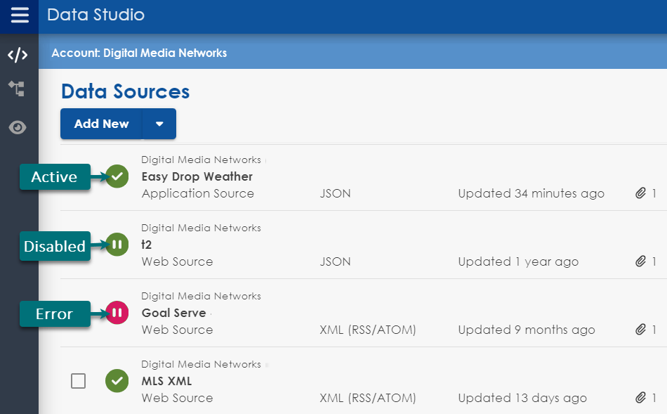 Add Data Source
